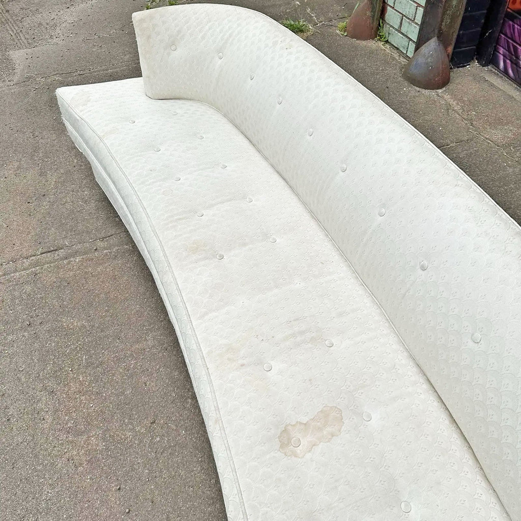 108.25" Curved Harvey Probber Style Sofa